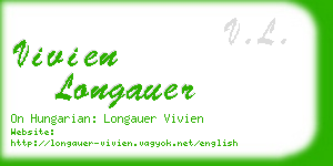 vivien longauer business card